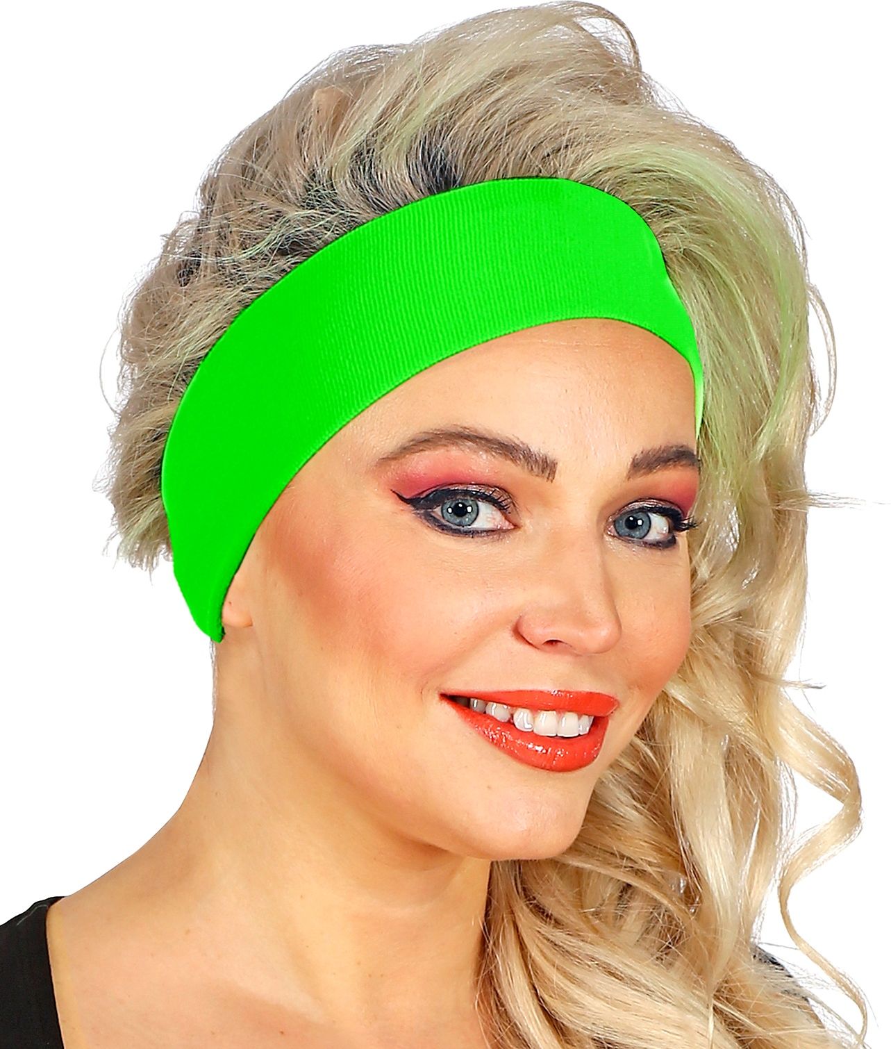Neon Groene Retro Hoofdband