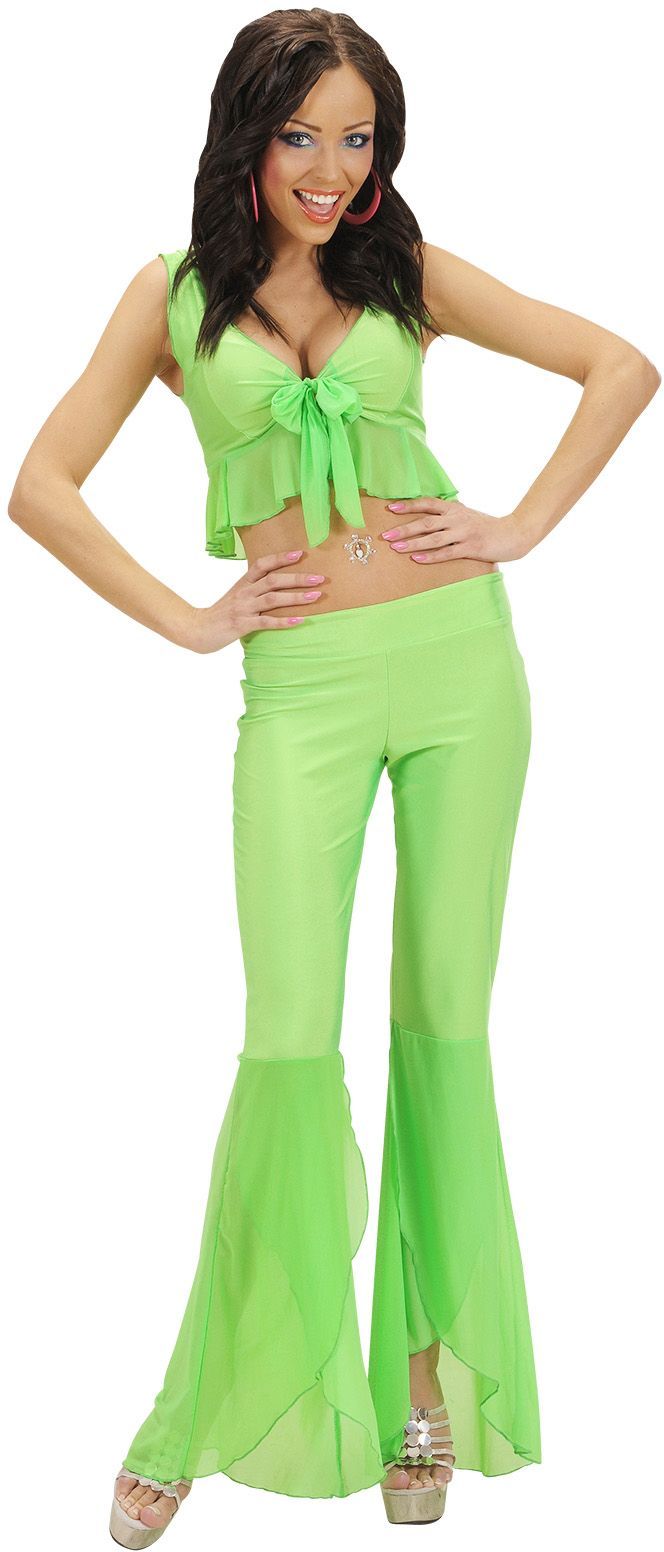 Neon Groene Samba Top en Broek