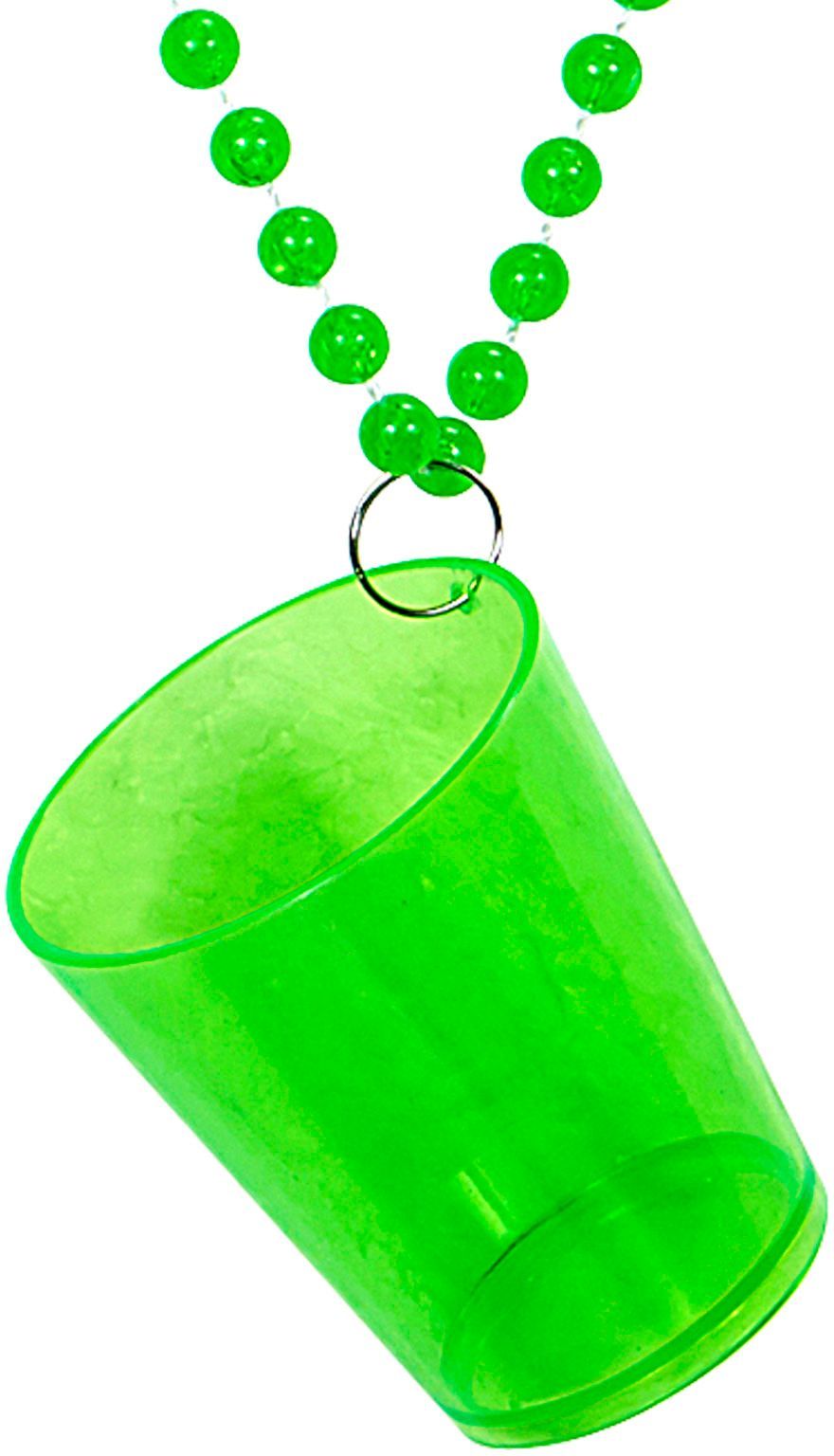 Neon Groene Shotglas Ketting