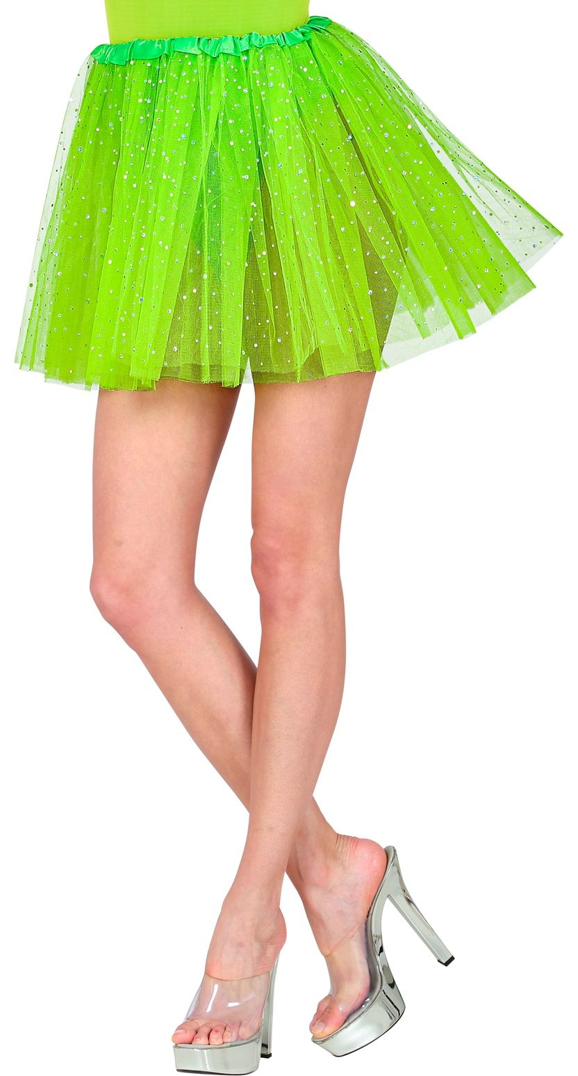 Neon Groene Sparkling Tutu Dames