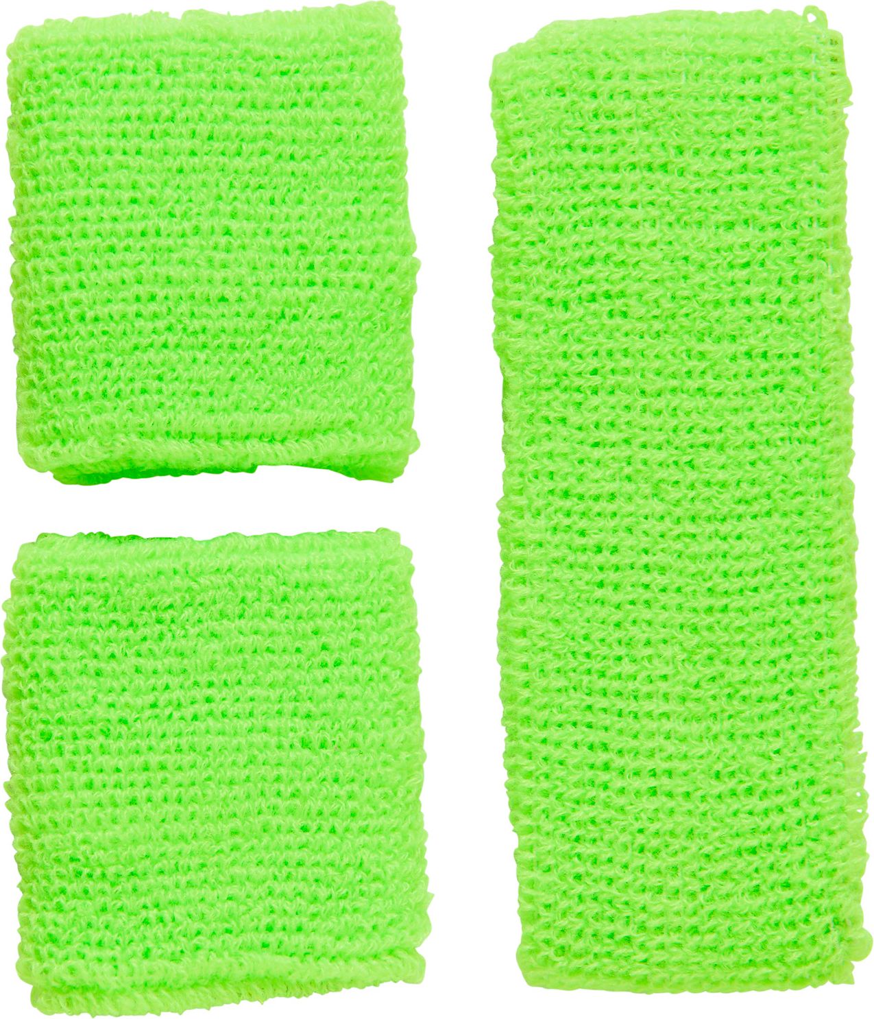 Neon Groene Zweetband Set