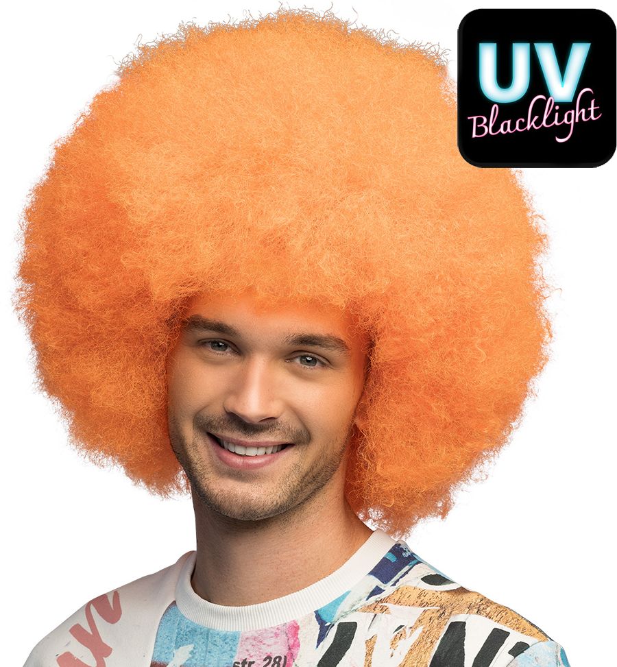 Neon Oranje Disco Afropruik