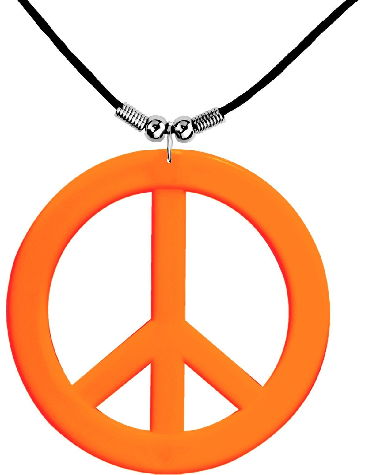 Neon Oranje Hippie Ketting