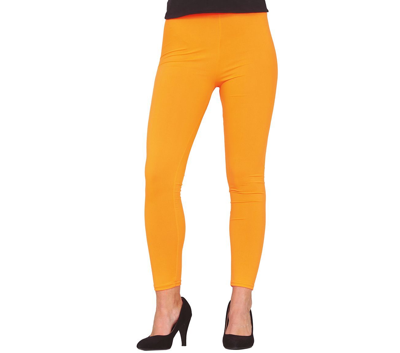 Neon oranje legging dames