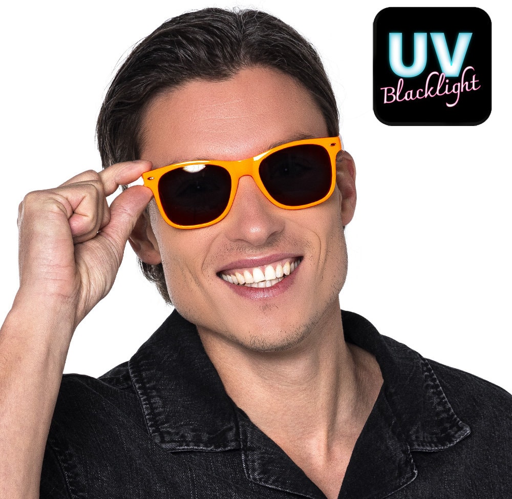 Neon Oranje Partybril Koningsdag