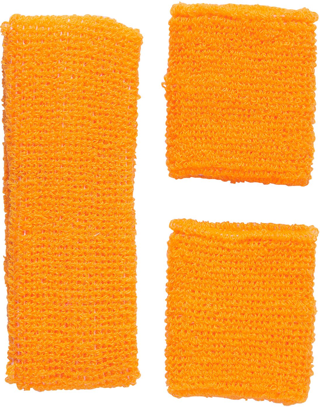 Neon Oranje Zweetband Set