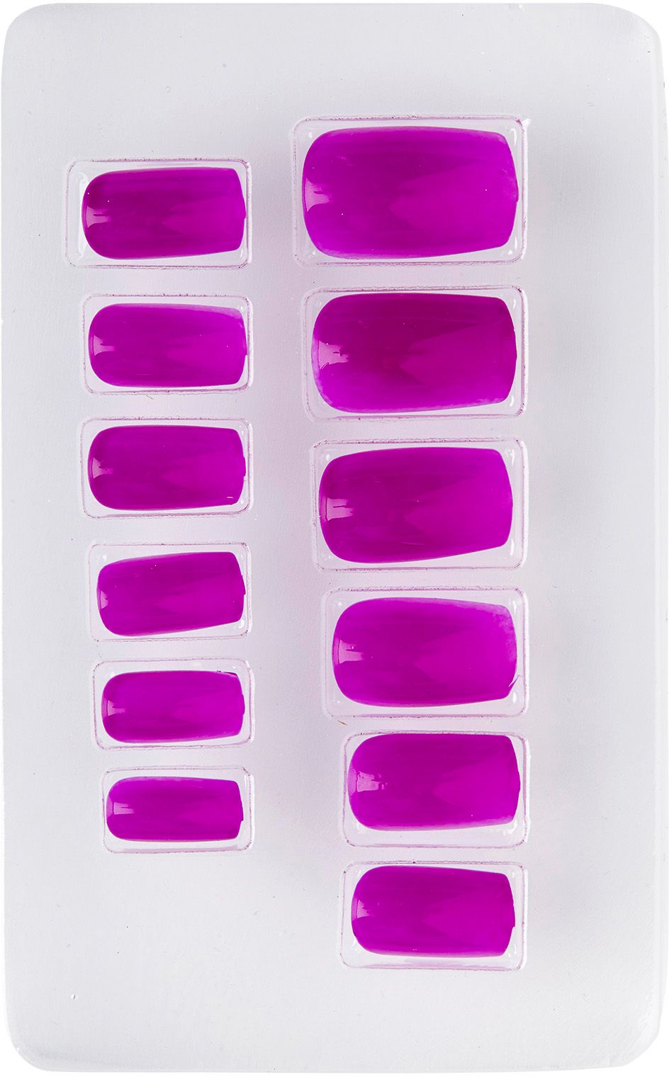 Neon paarse nagels