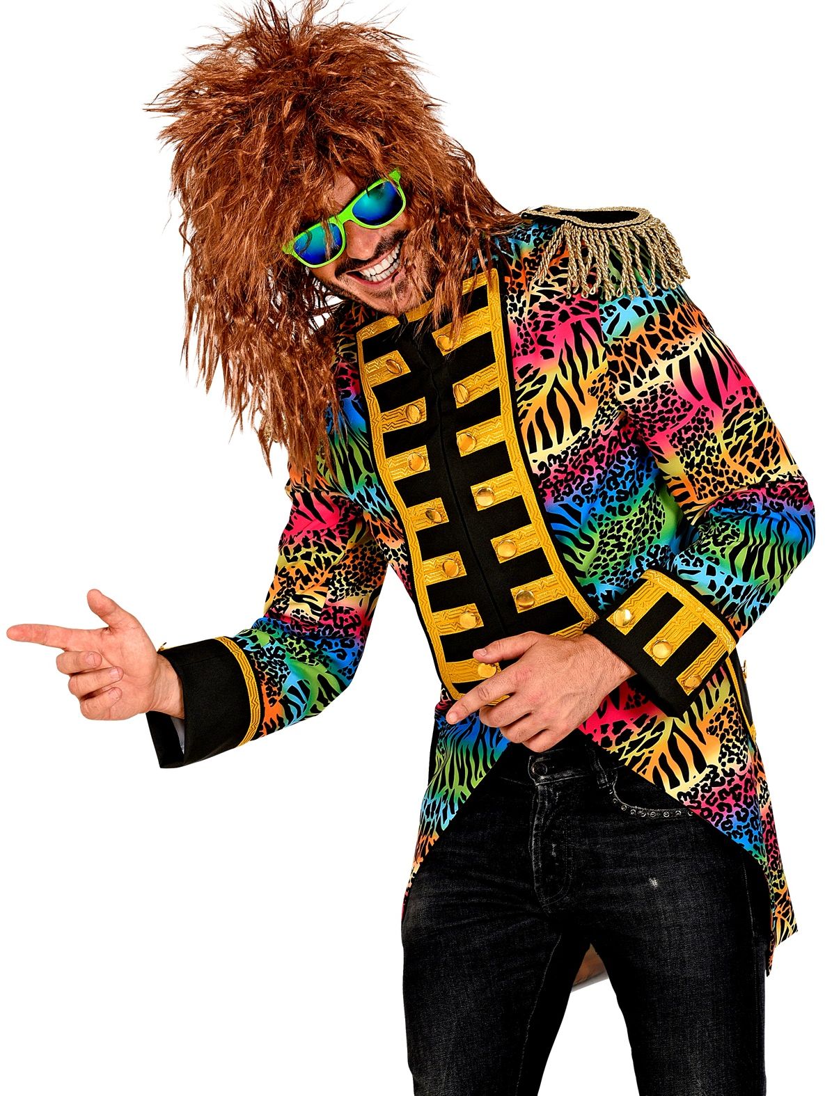 Neon Party Animals Carnavalsjas Heren