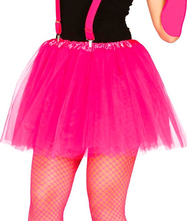 Neon Roze Dames Basic Tutu