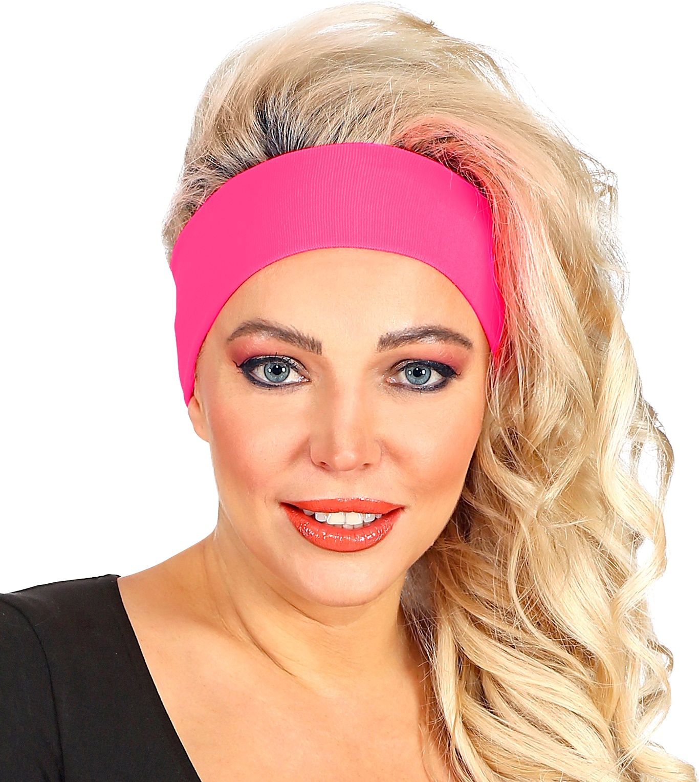 Neon Roze Retro Hoofdband