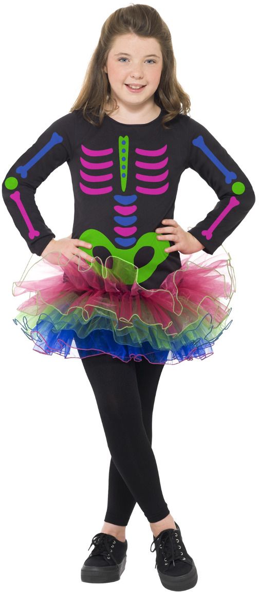 Neon Skelet Outfit Meisjes