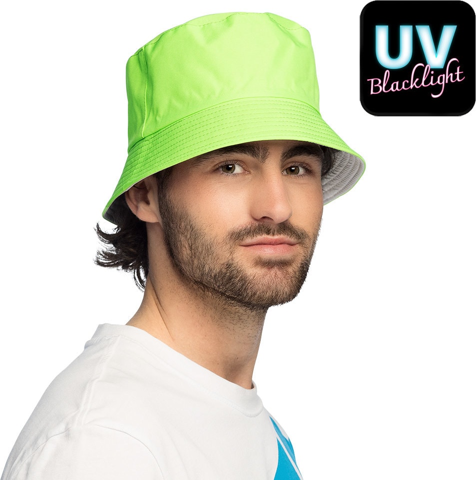 Neongroene Festival Bucket Hat