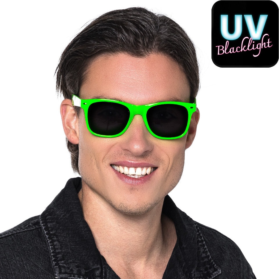 Neongroene Partybril