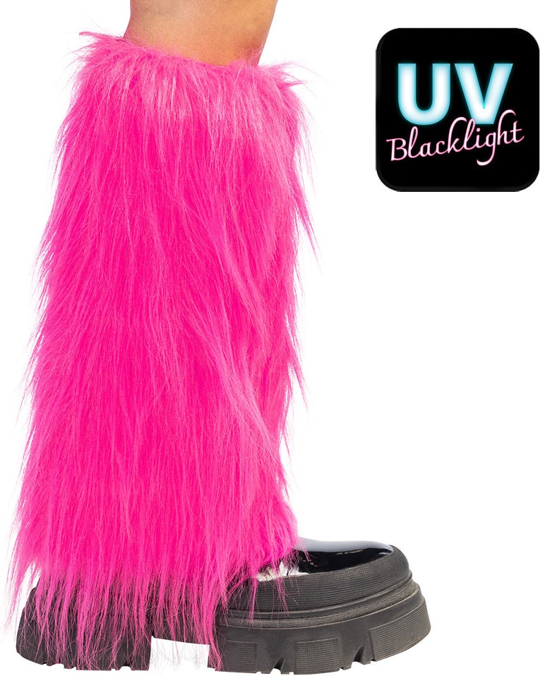 Neonroze UV Beenwarmers Dames