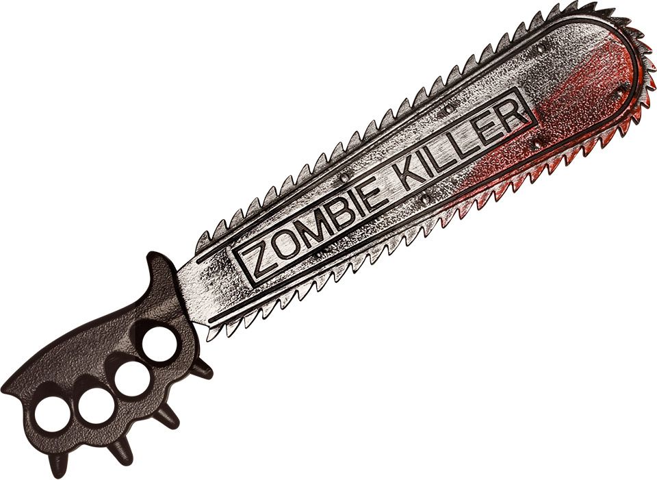 Nep kettingzaag zombie killer