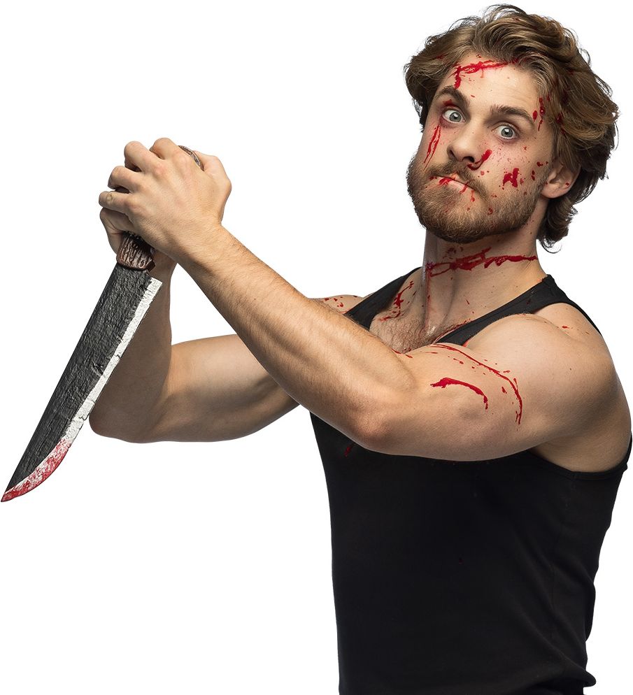 Nep Mes met Bloed Spetters Halloween