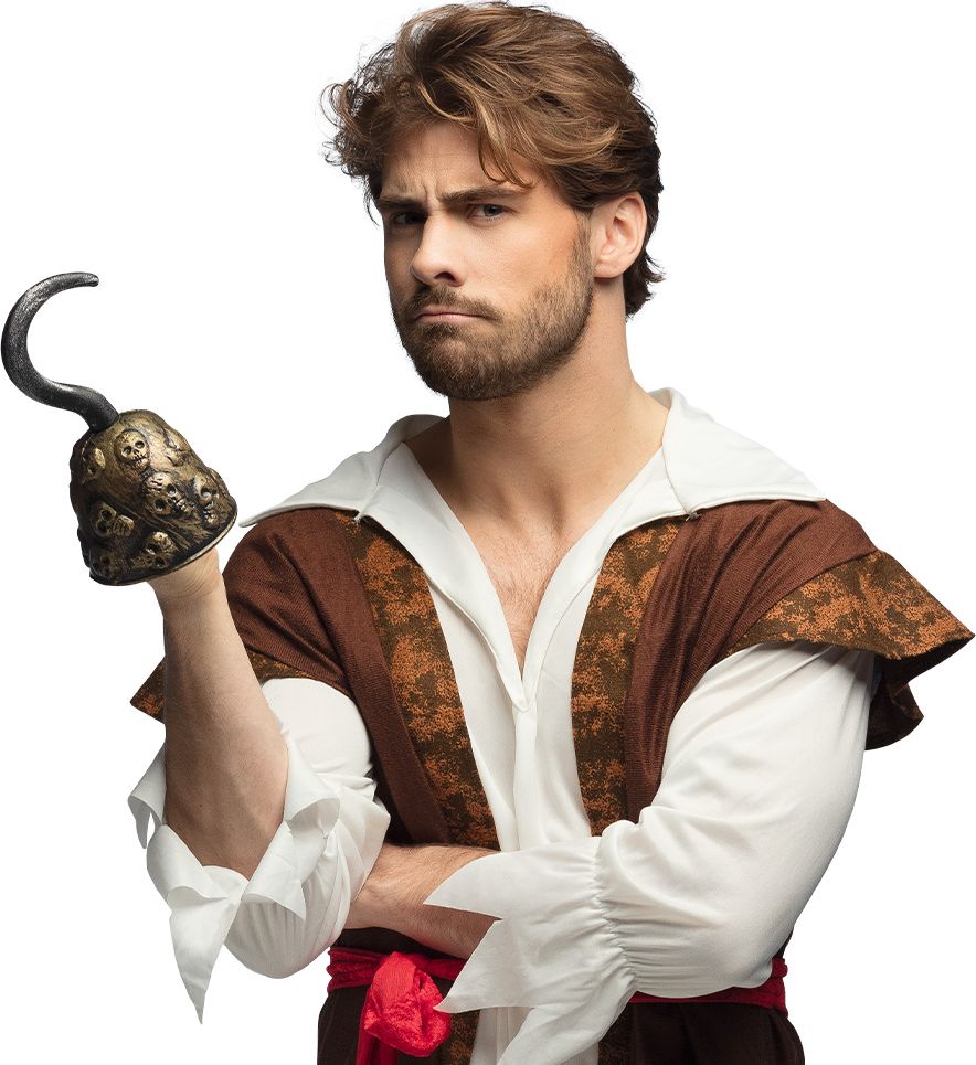 Nep Piratenhaak met Skulls