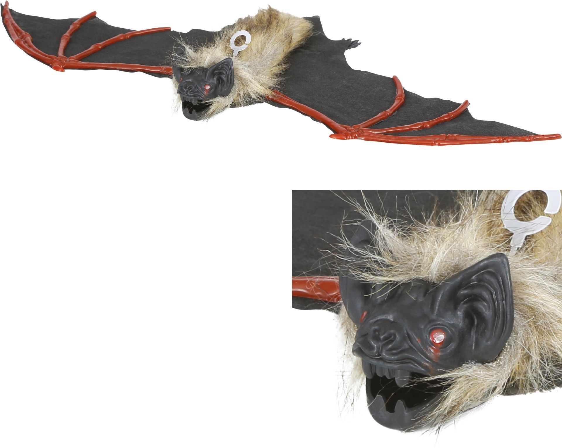 Nep Vleermuis Decoratie Halloween 38cm