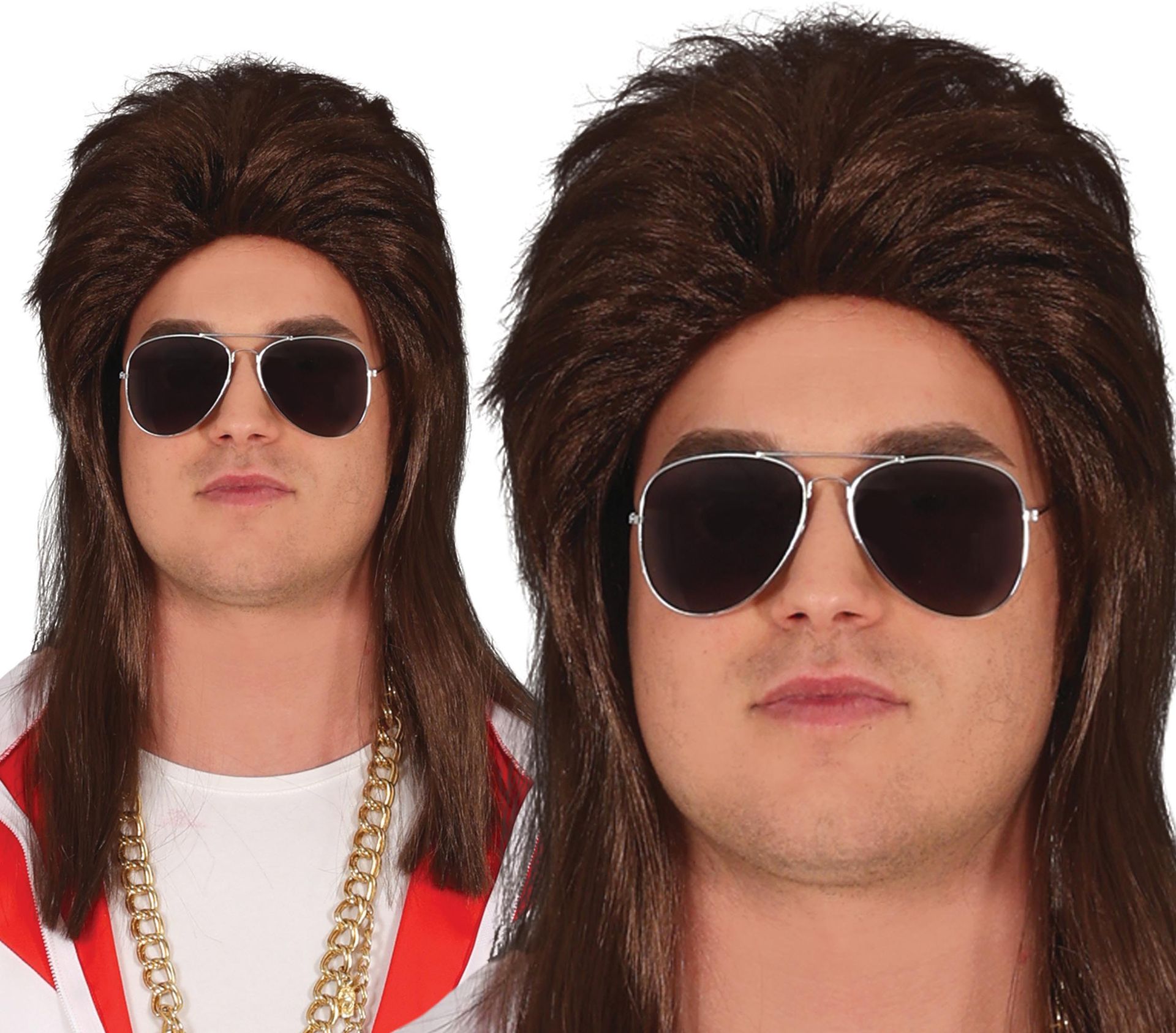 New Kids Bruine Pruik