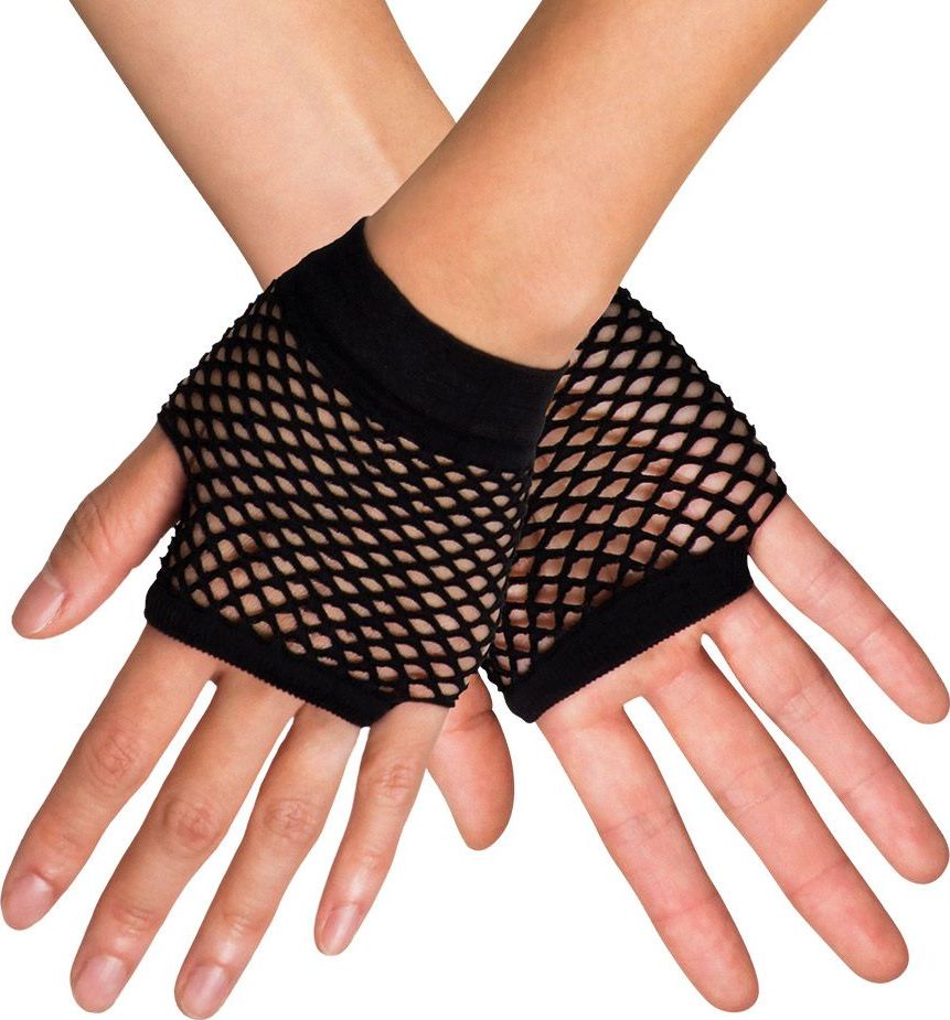 New York Visnet Handschoenen Zwart