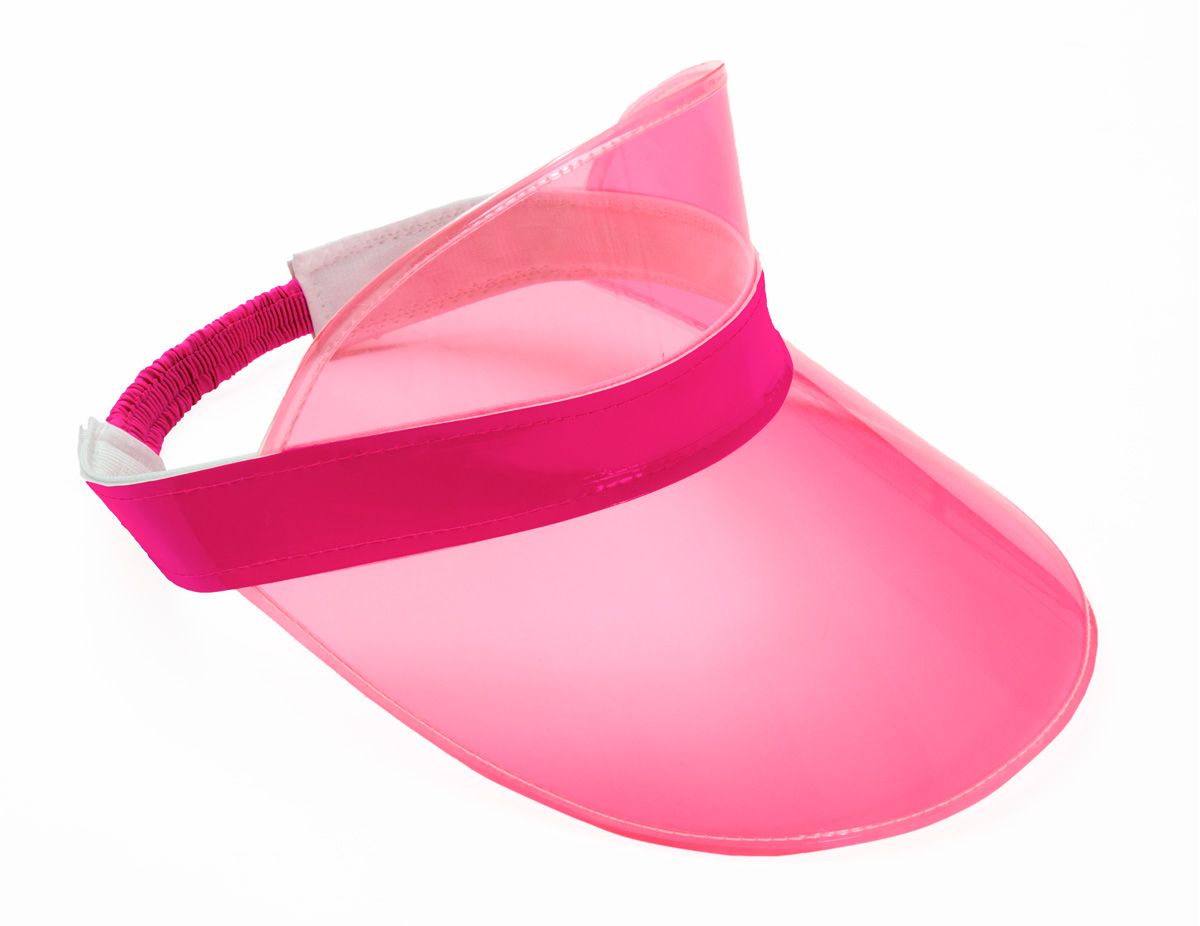 Nineties Zonneklep Neon Roze