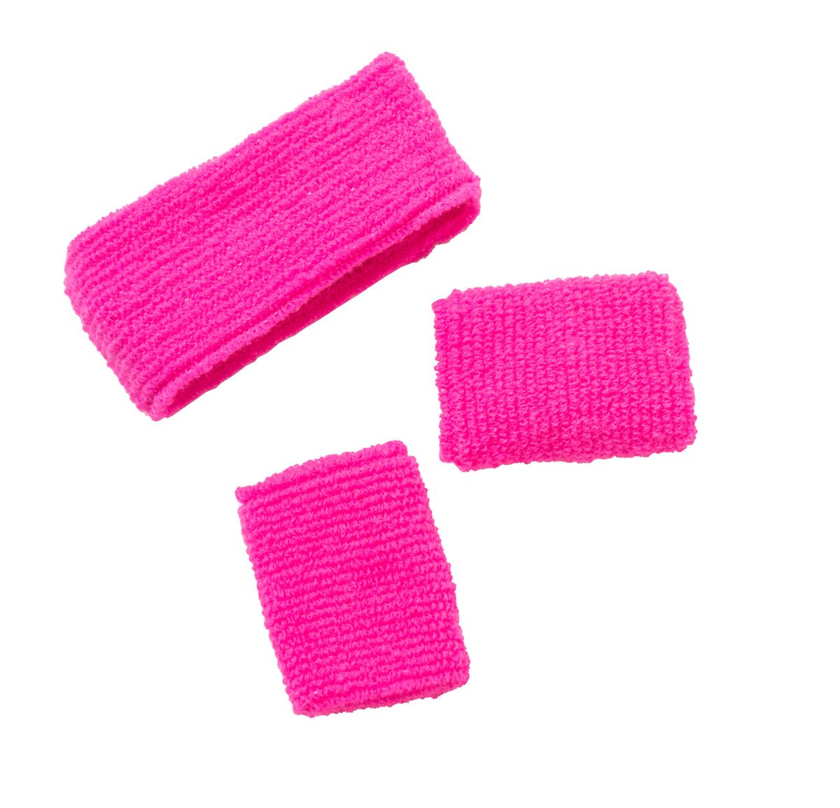 Nineties Zweetbandjes set Roze