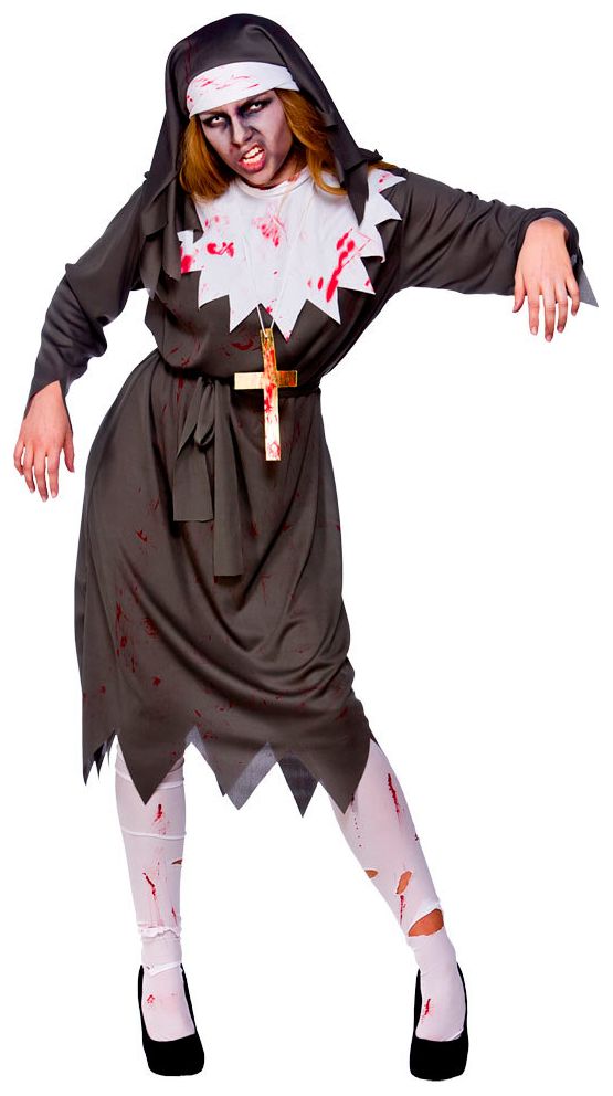 Nonnen zombie kostuum