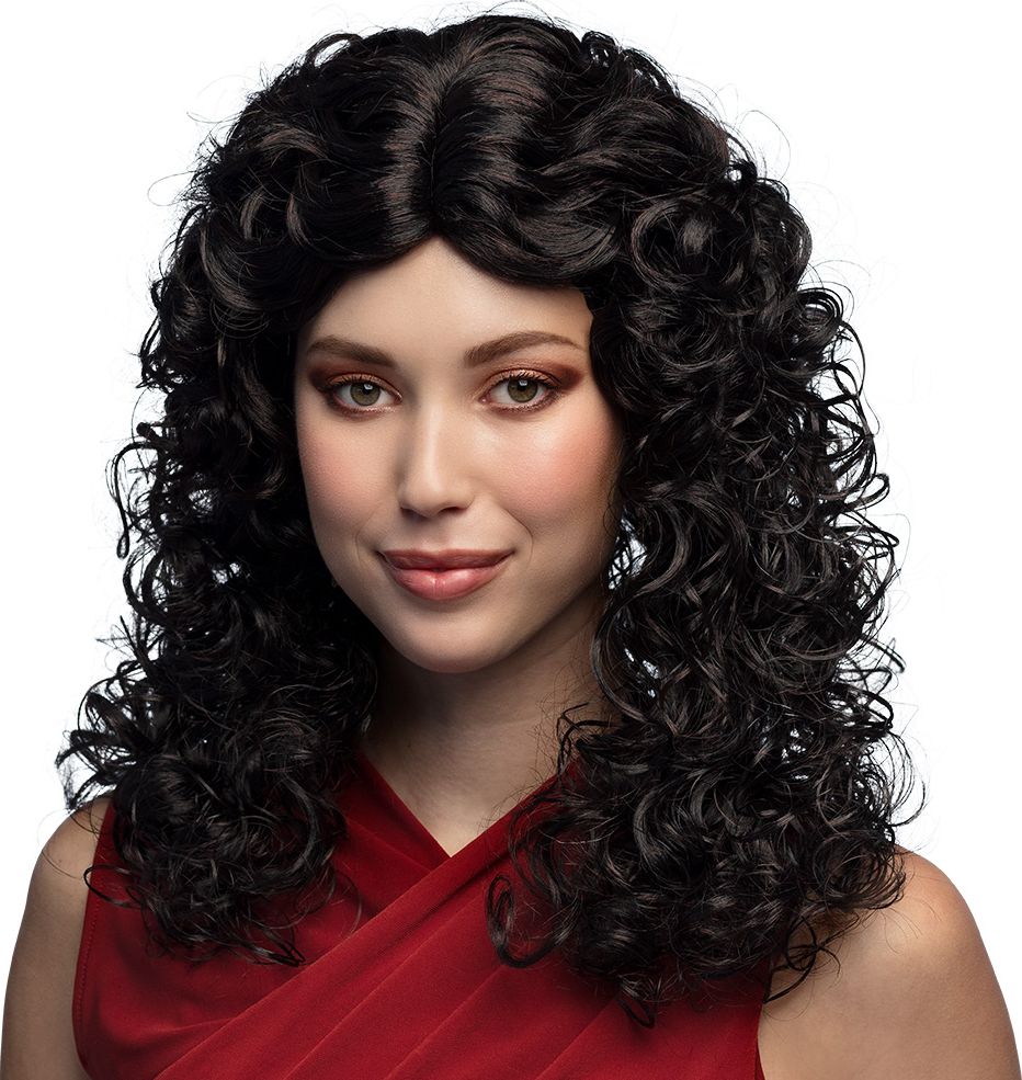 Norah Bruine Krullenpruik