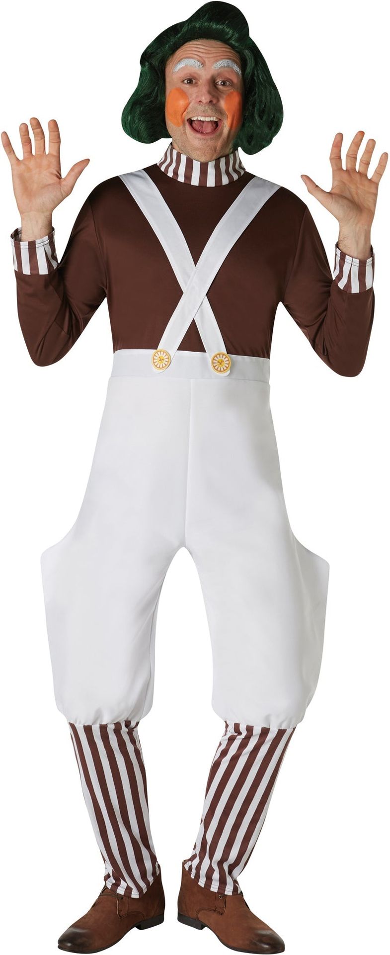 Oempa Loompa Willy Wonka Heren Kostuum