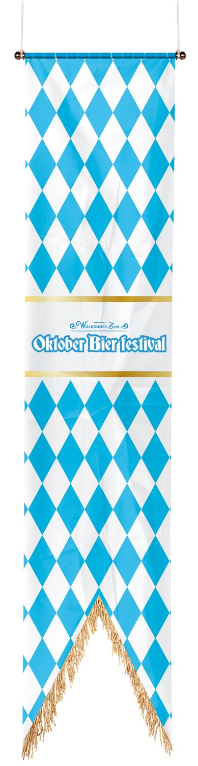 Oktoberfest Bierfestival Wimpel 180cm