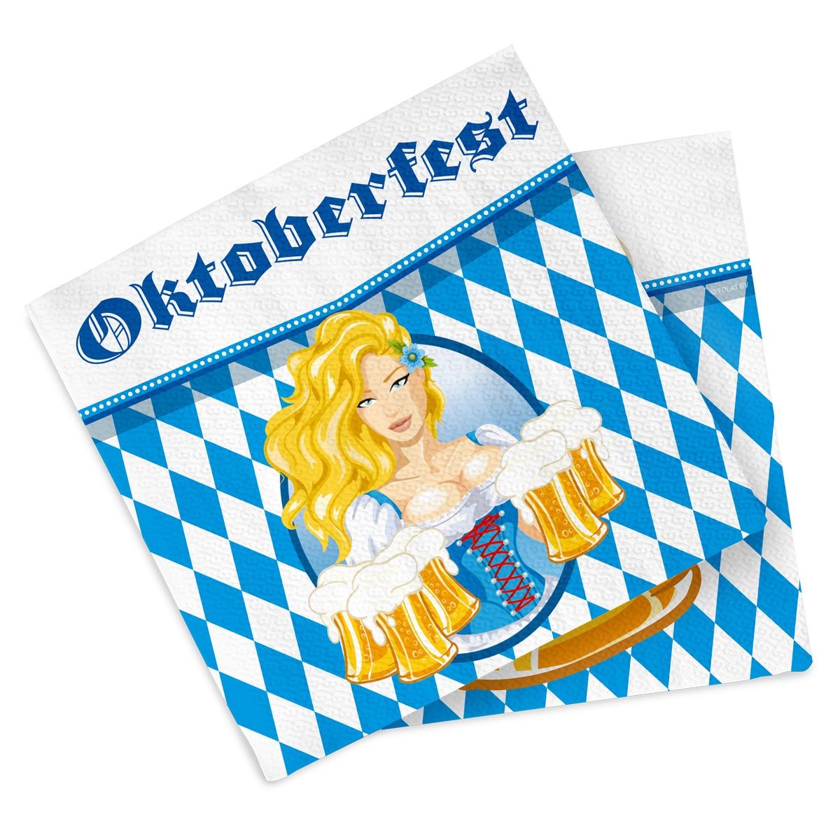 Oktoberfest Bierpullen Servetten 20 Stuks