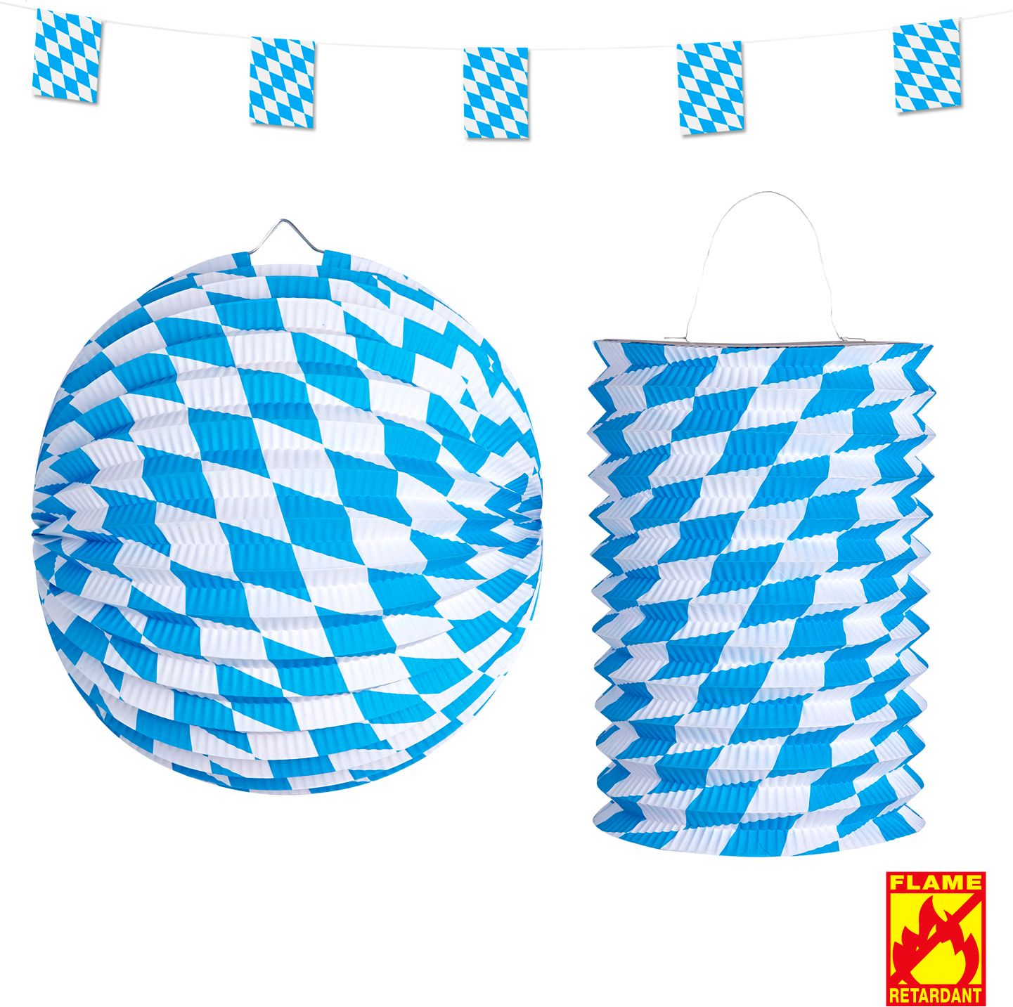Oktoberfest Decoratie set met Vlaggetjes