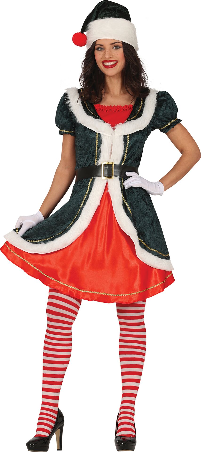 Ondeugende Kerst Elf Groene Jurk Dames