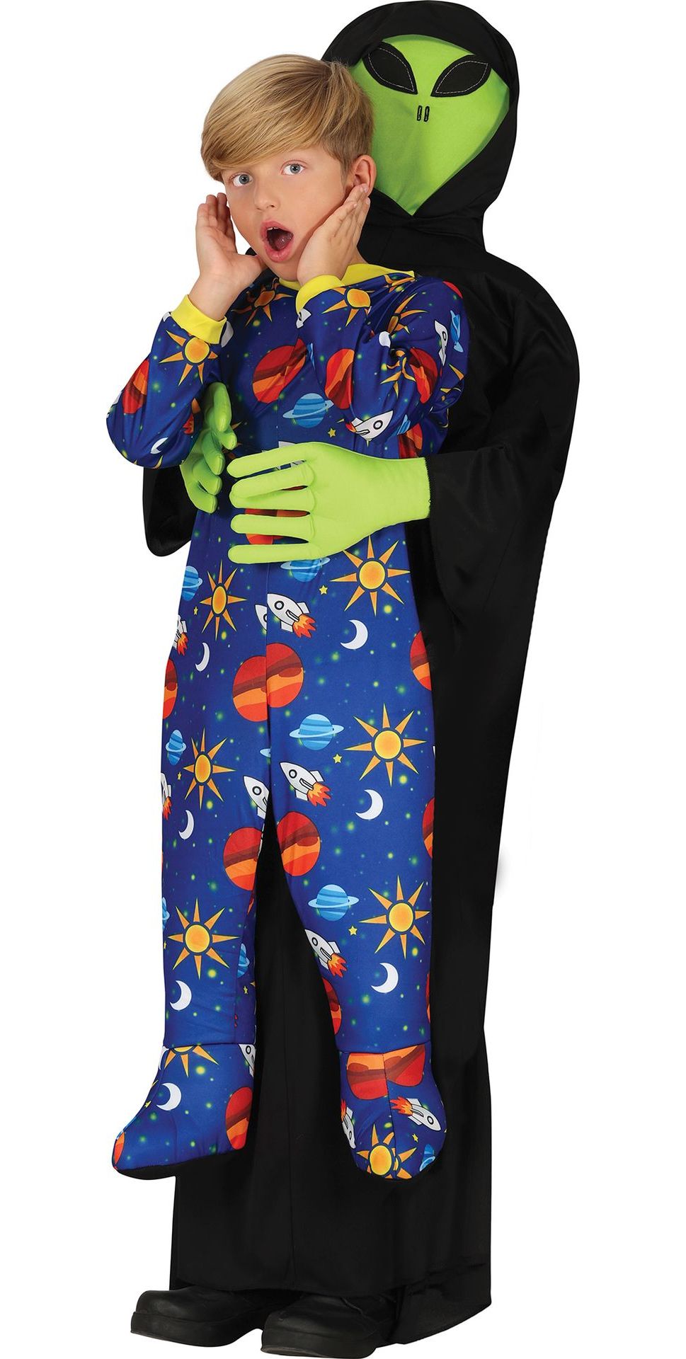 Ontvoerd Door Alien Kostuum Kind