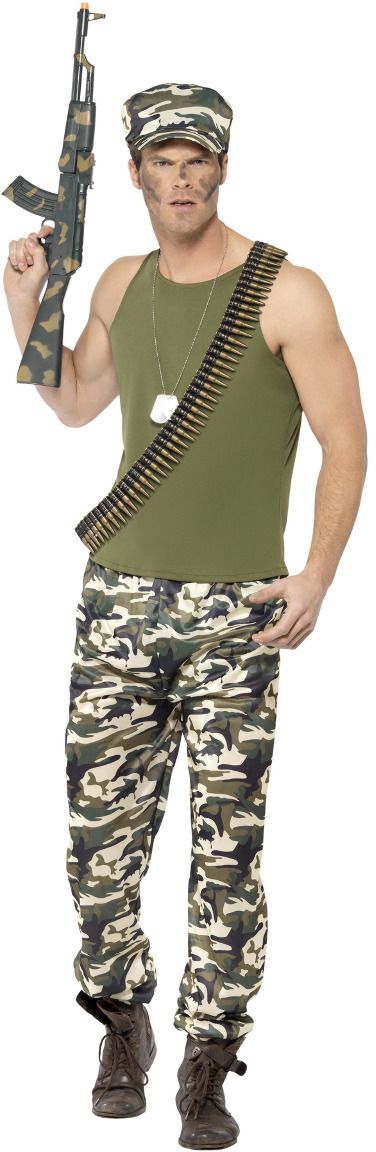 Oorlog Strijder Kostuum