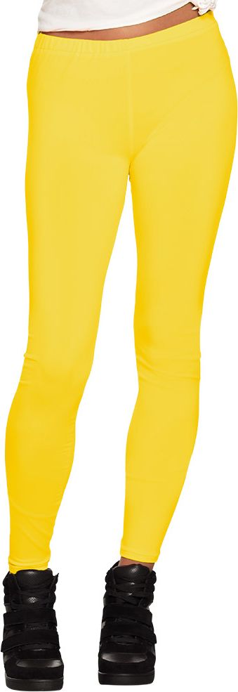 Opaque legging dames neon geel