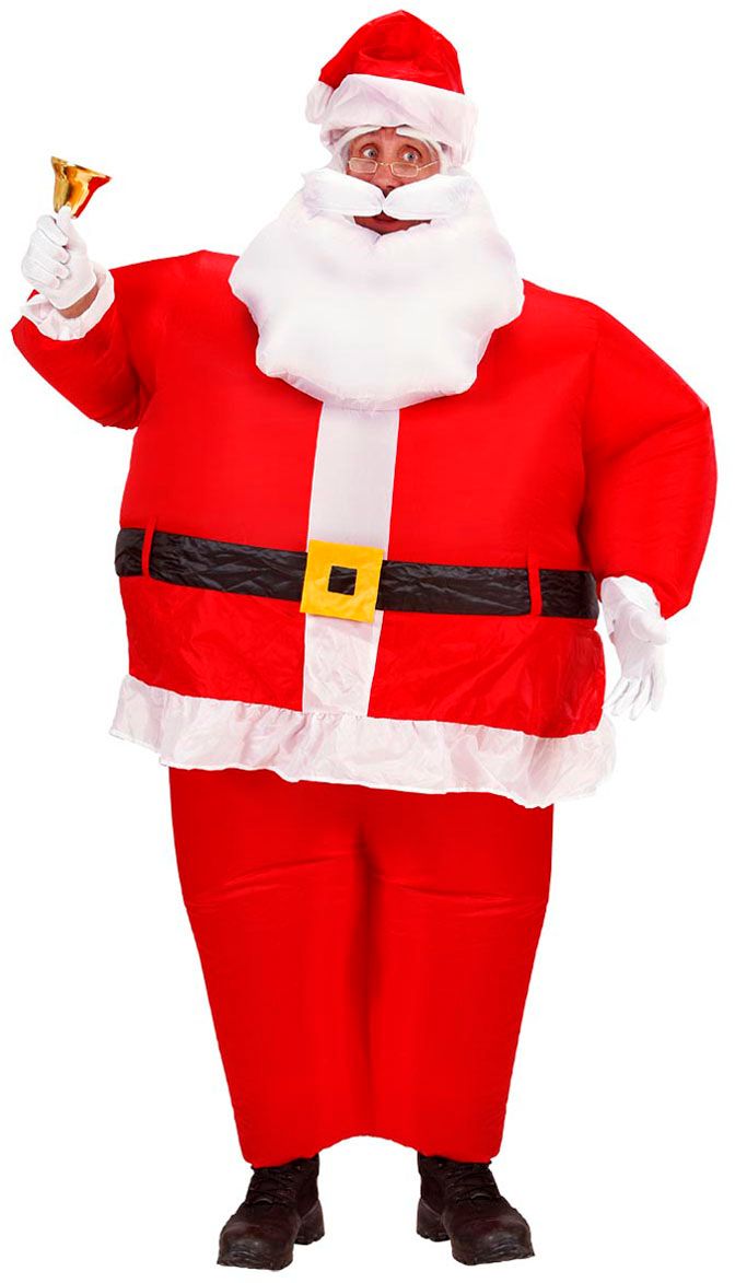 Opblaasbaar Kerstman Kostuum