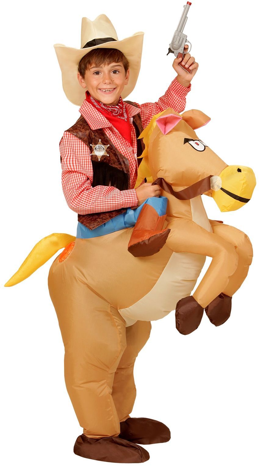 Opblaasbaar Paard Kostuum Kind