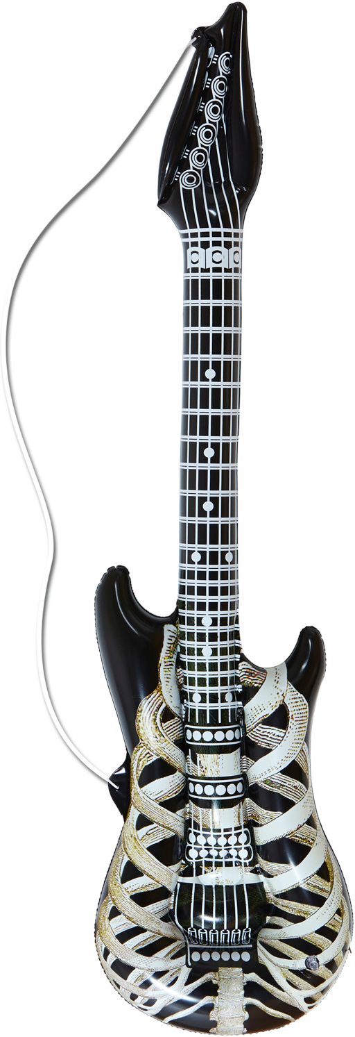 Opblaasbaar Skelet Gitaar