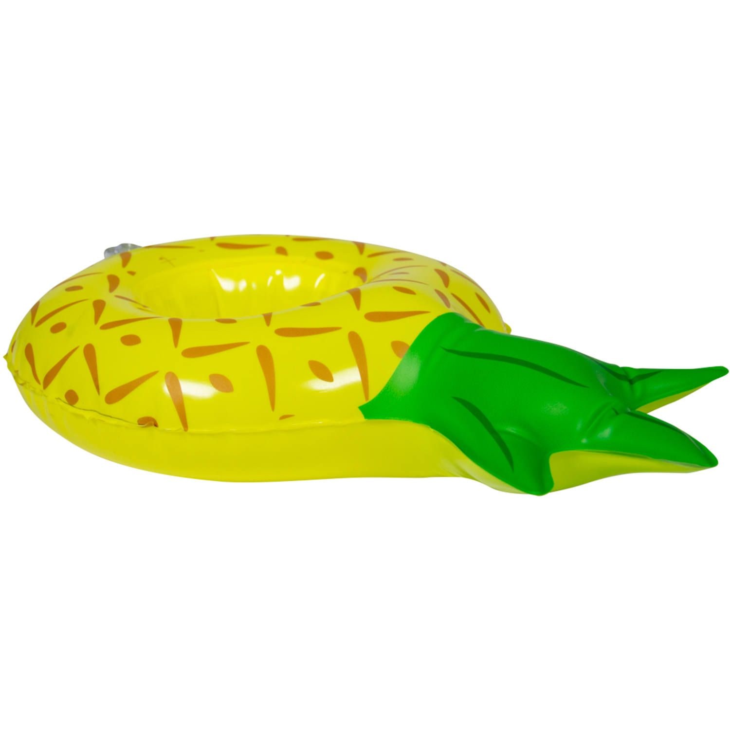 Opblaasbare ananas bekerhouder