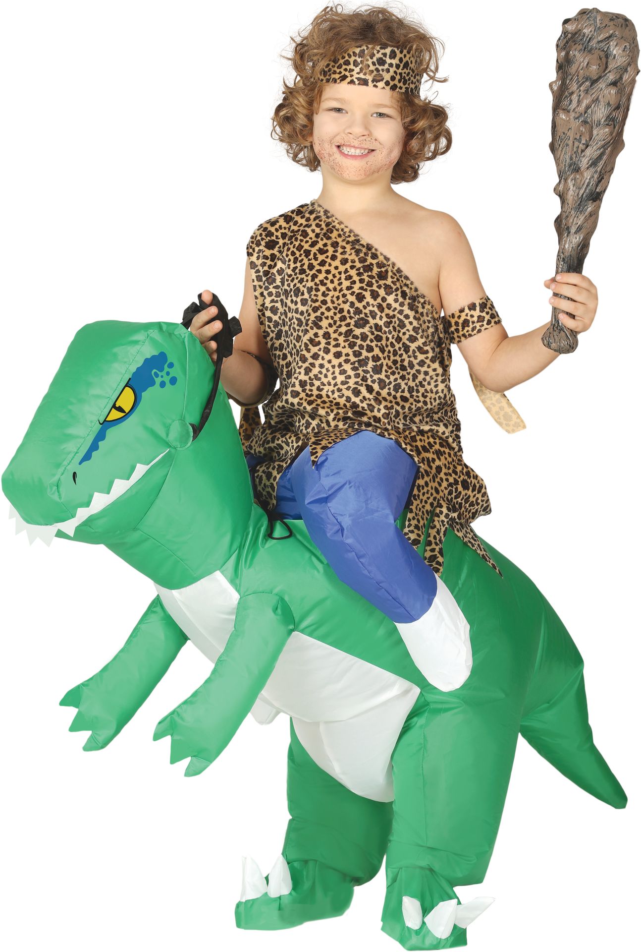 Opblaasbare dinosaurus kostuum kind