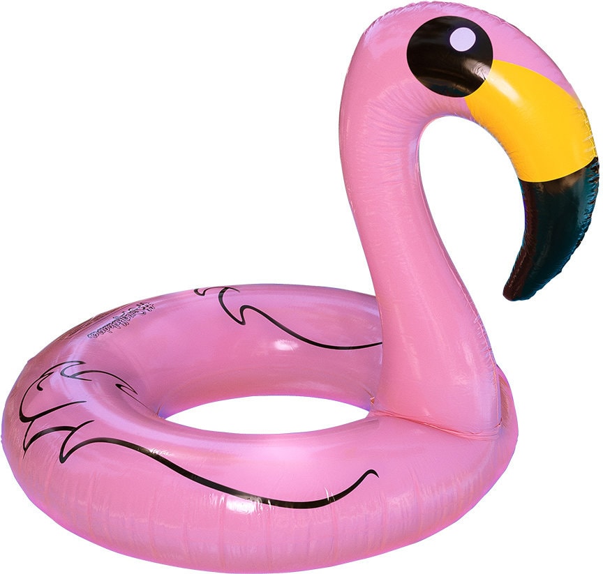 Opblaasbare Flamingo Zwemband Roze