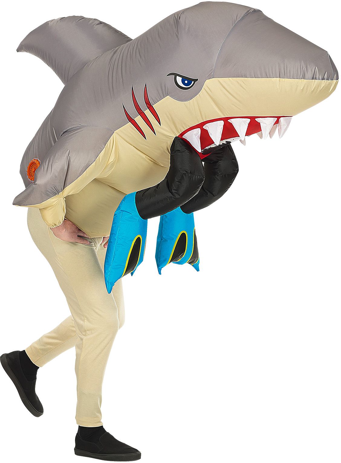 Opblaasbare Haai Kostuum