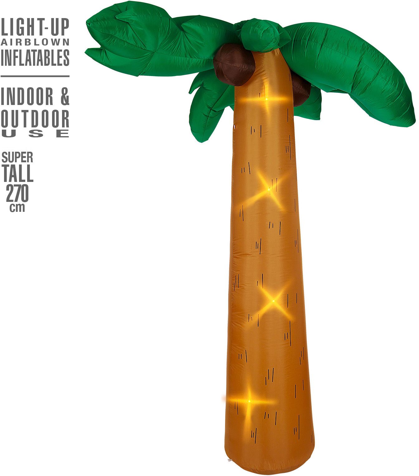 Opblaasbare lichtgevende palmboom