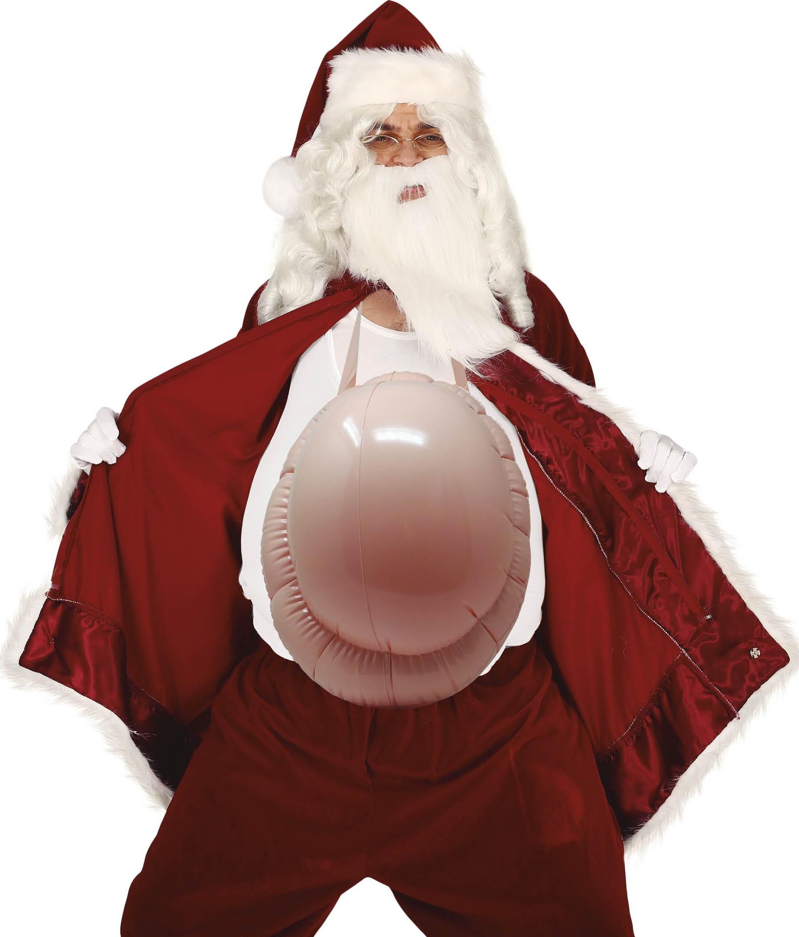 Opblaasbare Nep Buik Kerstman