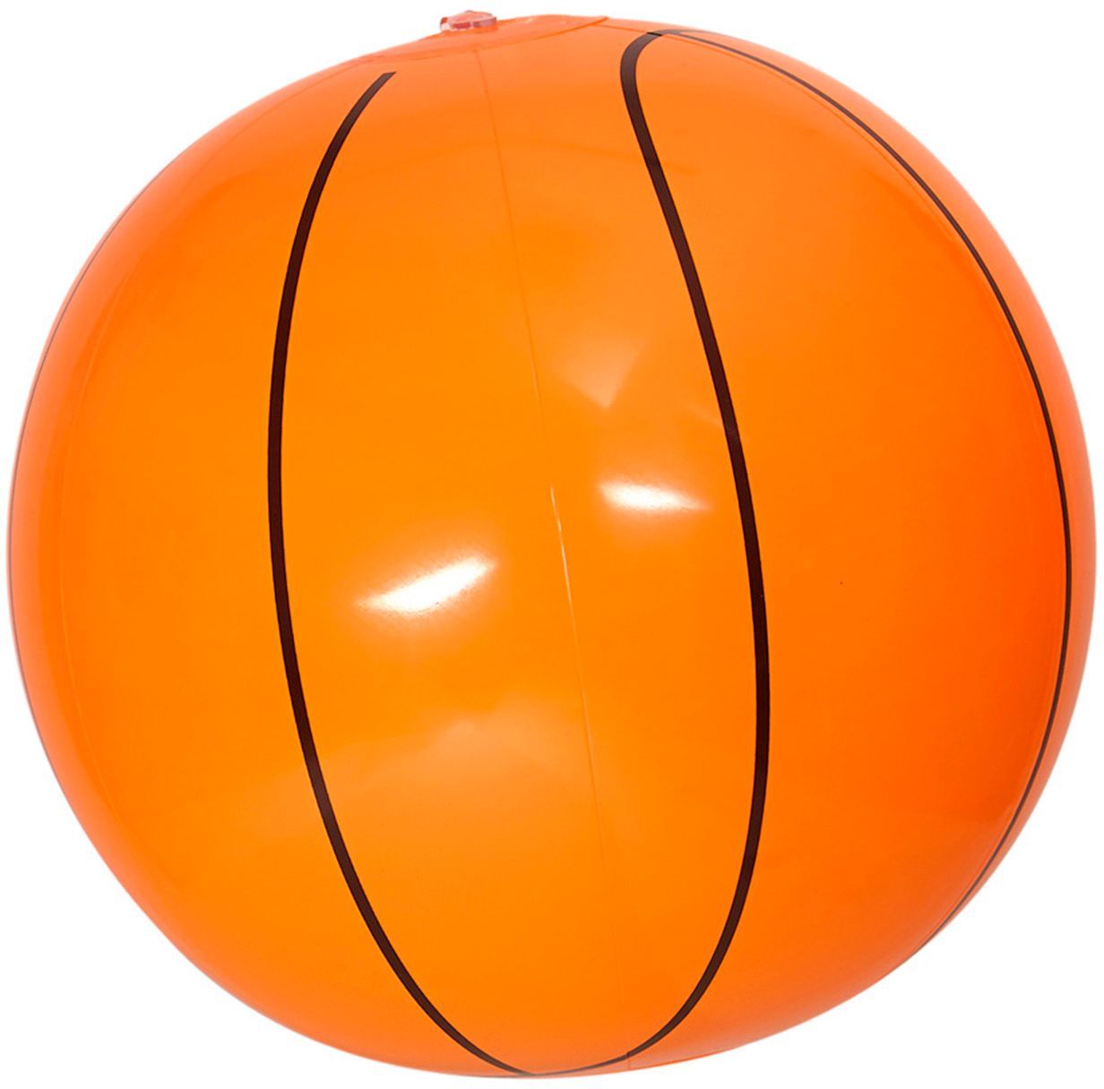 Opblaasbare oranje basketbal