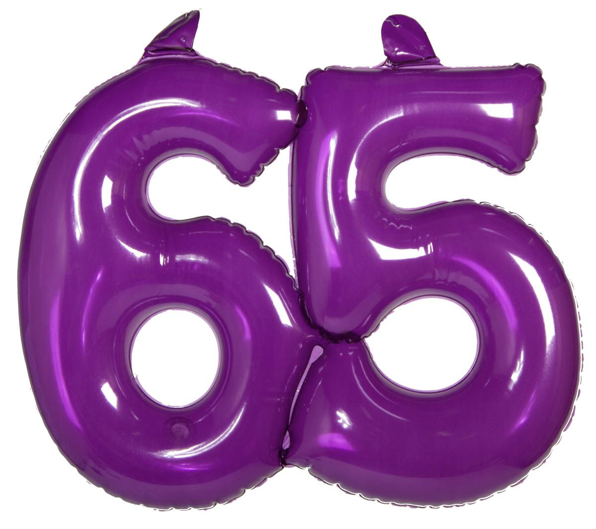 Opblaascijfer 65 Paars