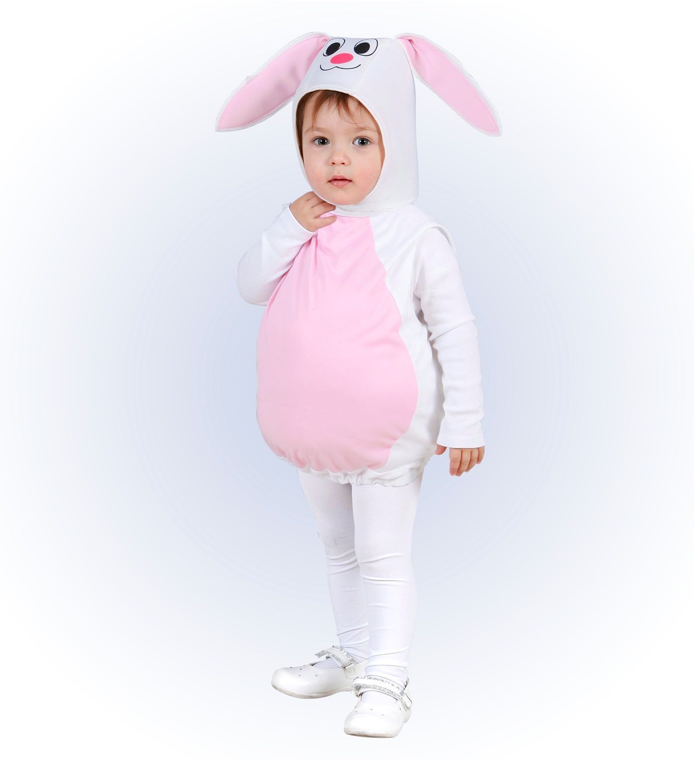 Opgevuld konijntjes kostuum