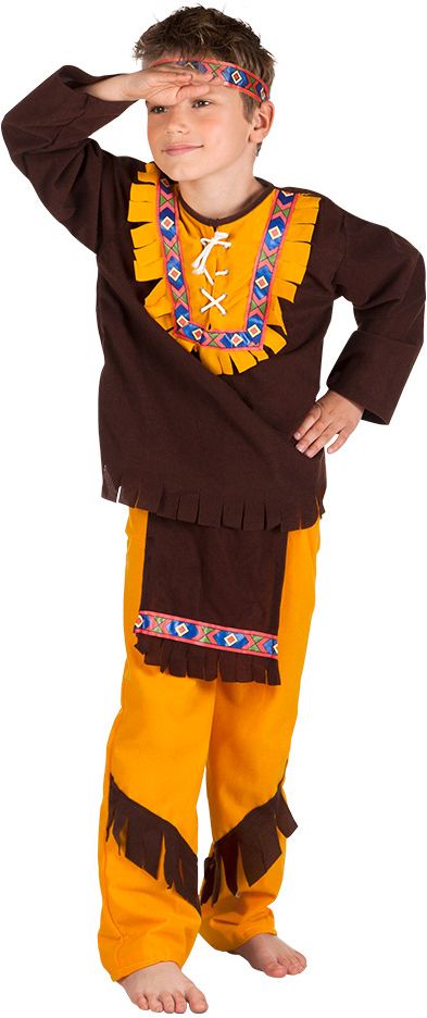 Opperhoofd indianen outfit kind