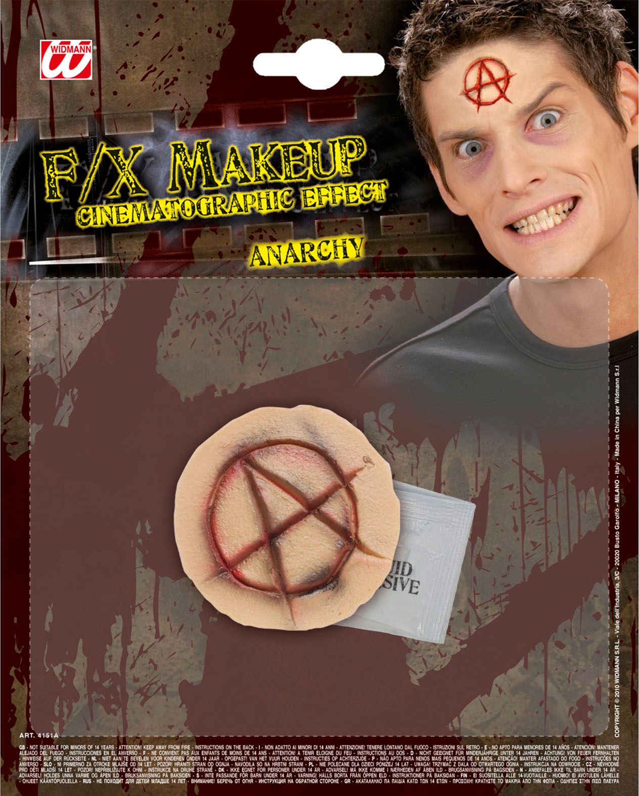 Opplakbaar Anarchie Symbool